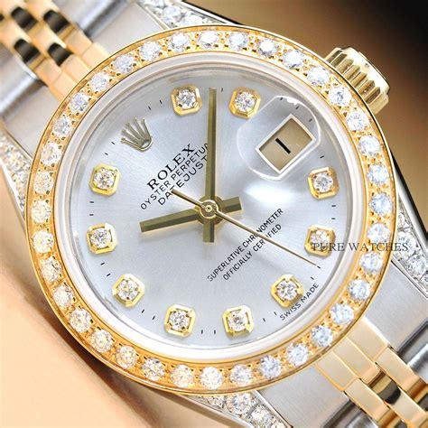 rolex mujer plateado|rolex reloj de mujer.